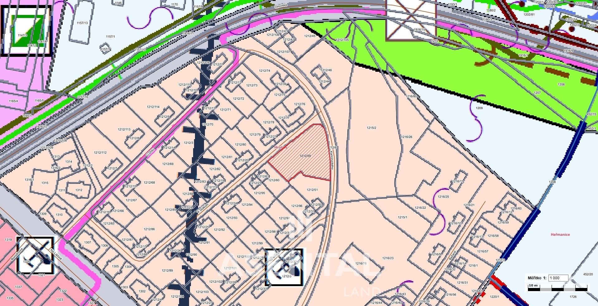 Prodej pozemek pro bydlení - K Důlkům, Ostrava Hrušov - 5