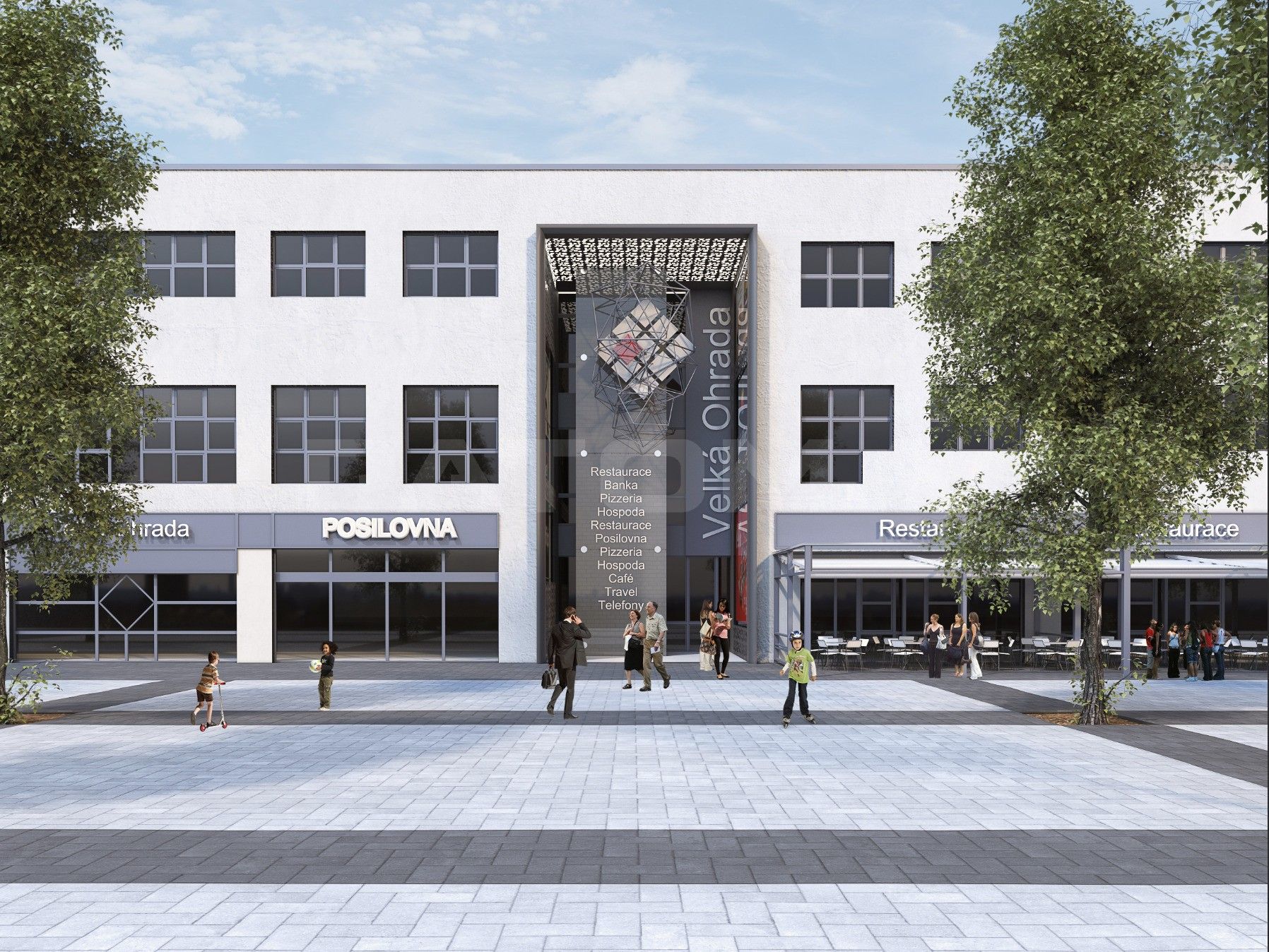 Obchodní prostory, Prusíkova, Praha, 618 m²