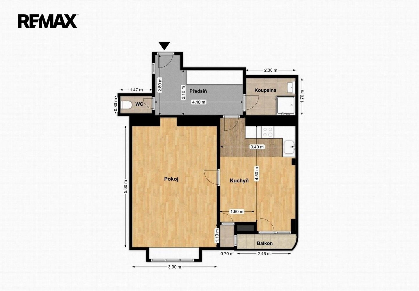 Byt 2+kk · 55 m² · Praha - Vinohrady, okres Praha 3, Hlavní město Praha - 3