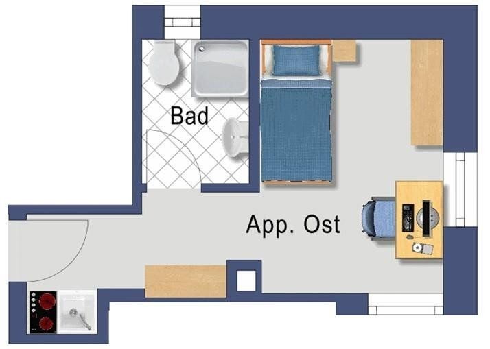 1+1, Obereichstätt Eichstätt Bayern 85072, 20 m² - 2