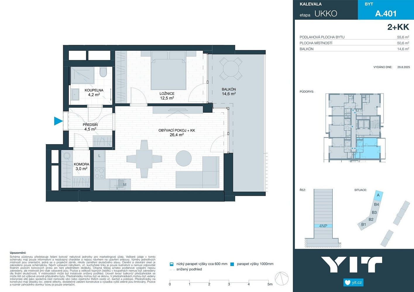 2+kk, Brno, okres Brno-město, Jihomoravský kraj, 51 m² - 2
