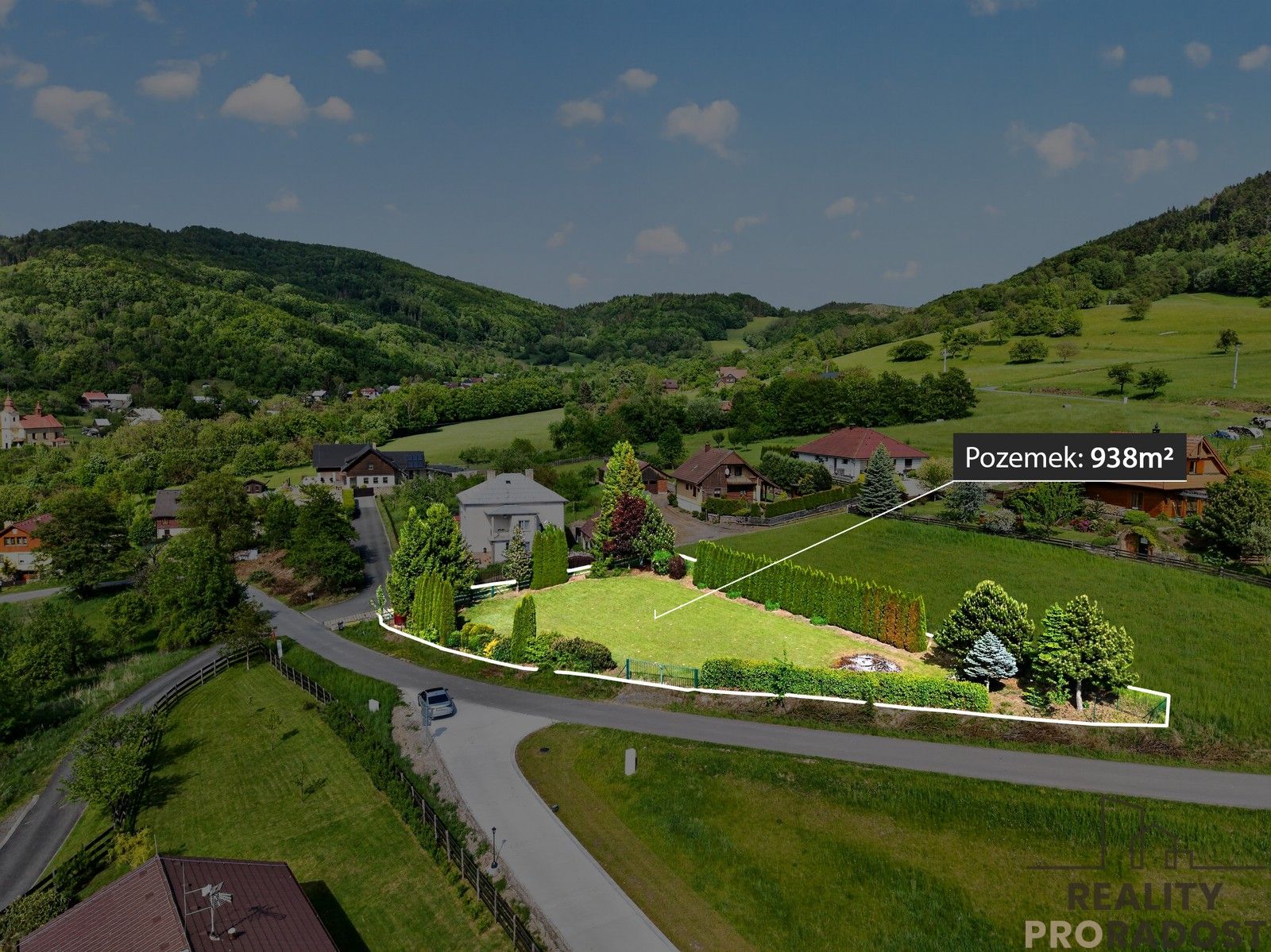 Pozemek pro bydlení, 938 m²