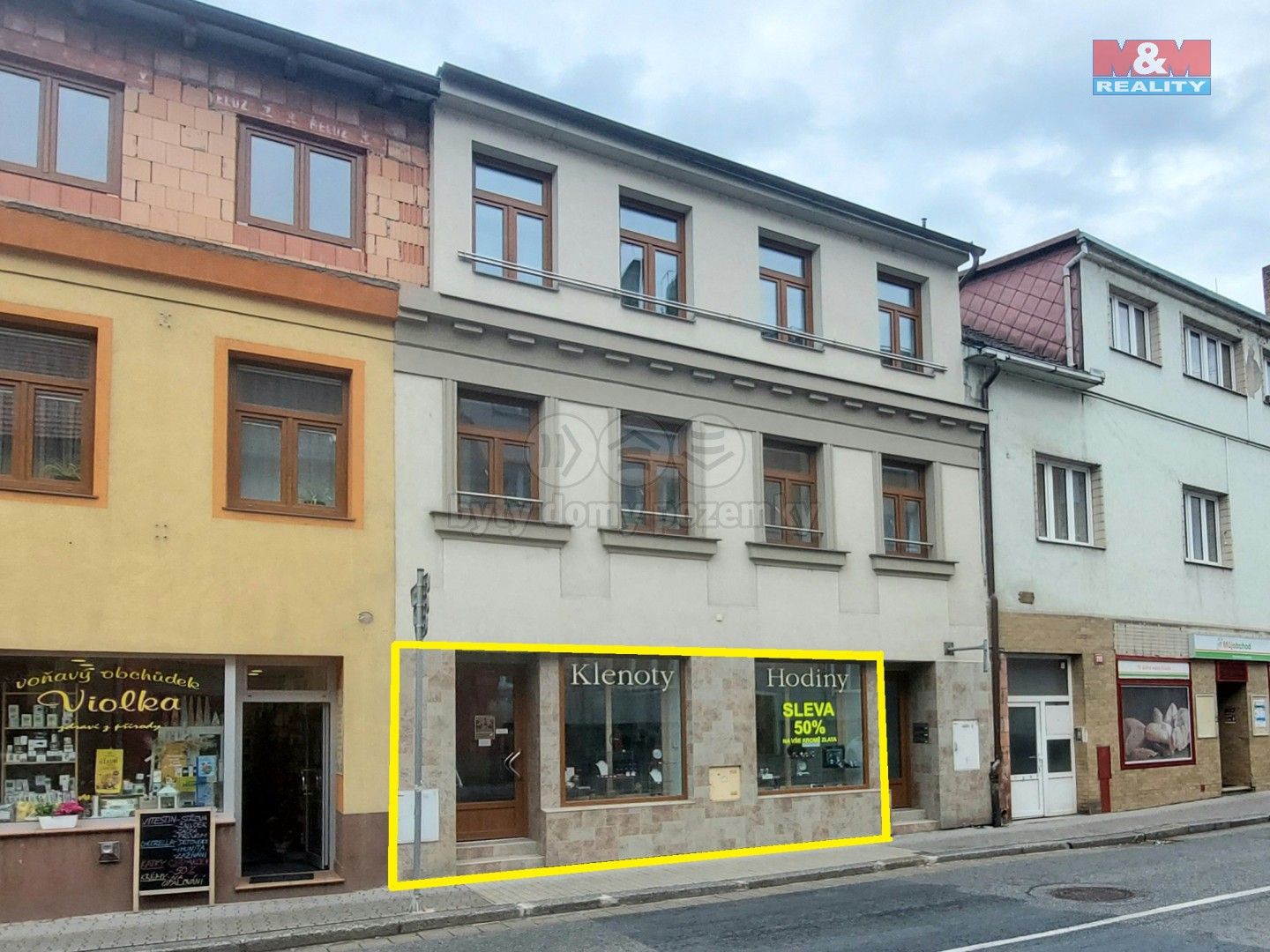 Pronájem obchodní prostory - Riegrova, Milevsko, 115 m²