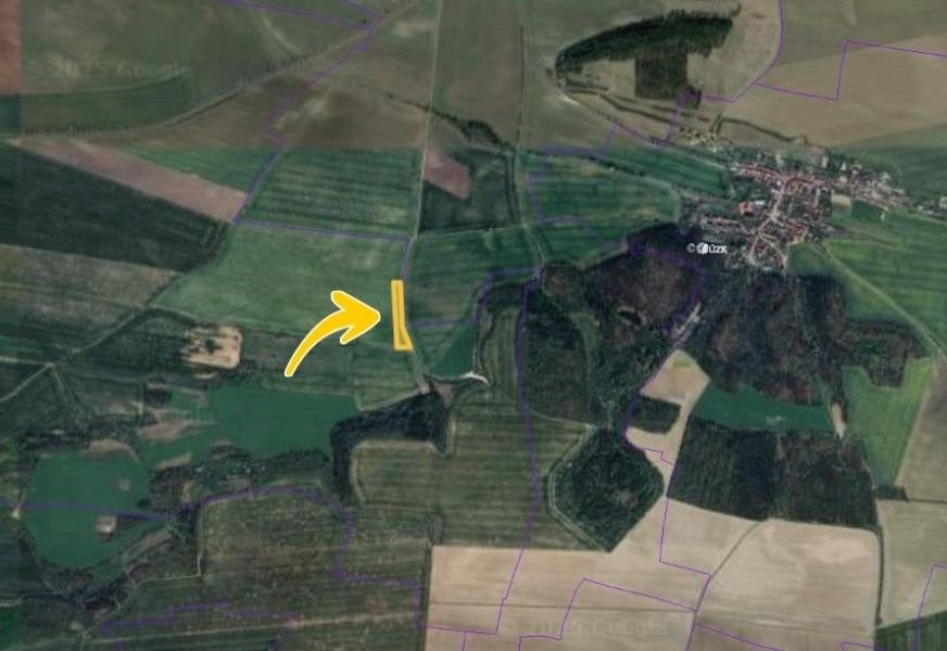 Pronájem zemědělský pozemek - Budyně nad Ohří, 482 m²