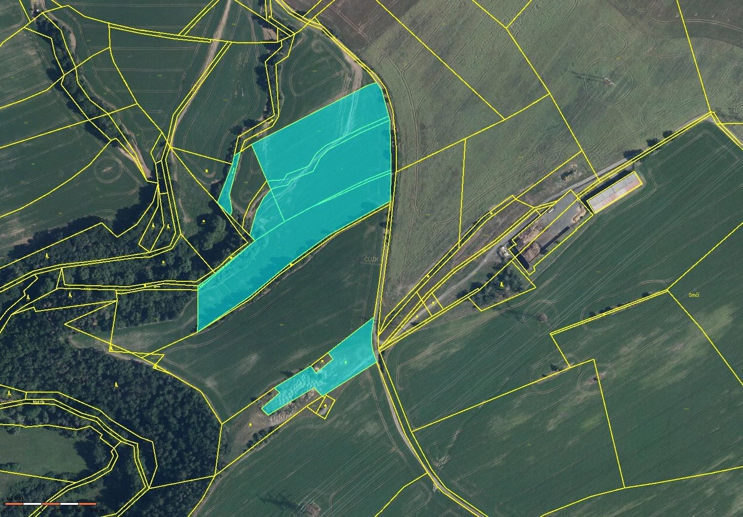Zemědělské pozemky, Bratřínov, 69 285 m² - 1