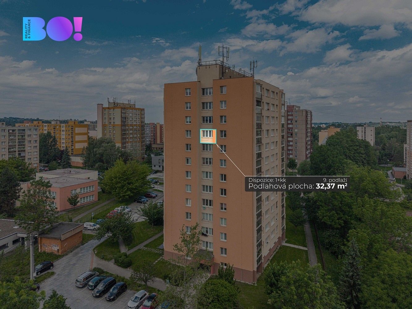Byt 1+kk, 32 m²