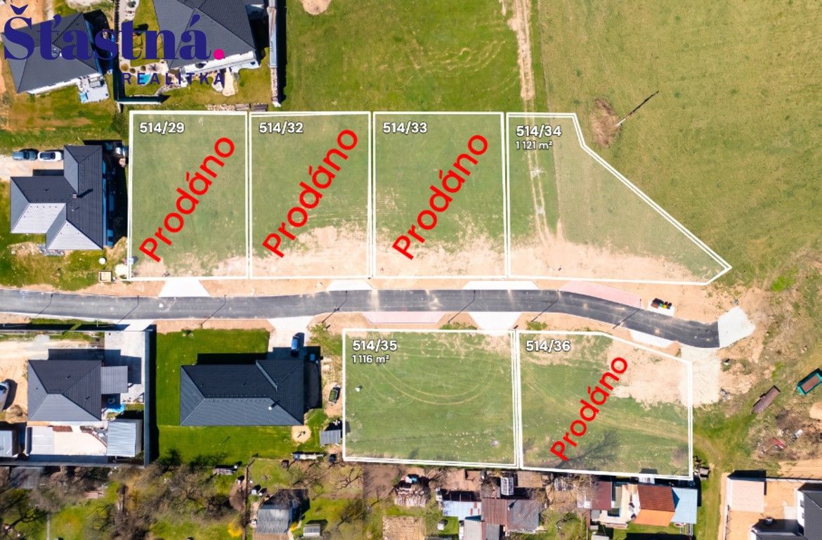 Pozemky pro bydlení, Za Školkou, Deštná, 1 116 m² - 2