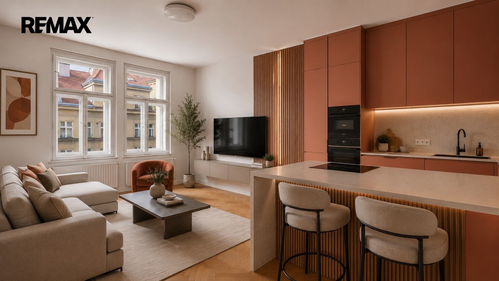 3+kk, Hartigova 1160, Praha Žižkov, 79 m² - 2