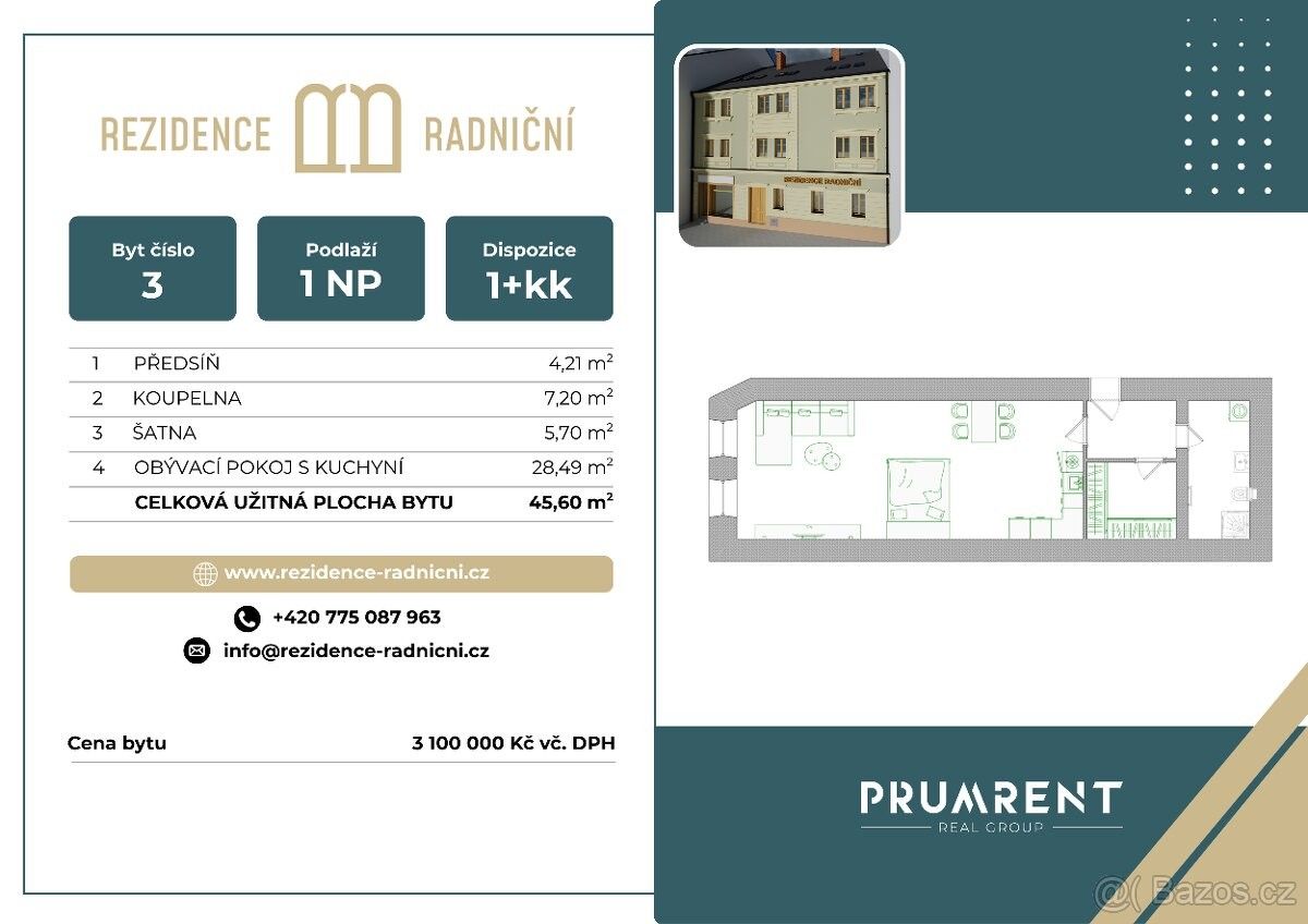 Prodej byt - Šumperk, 787 01