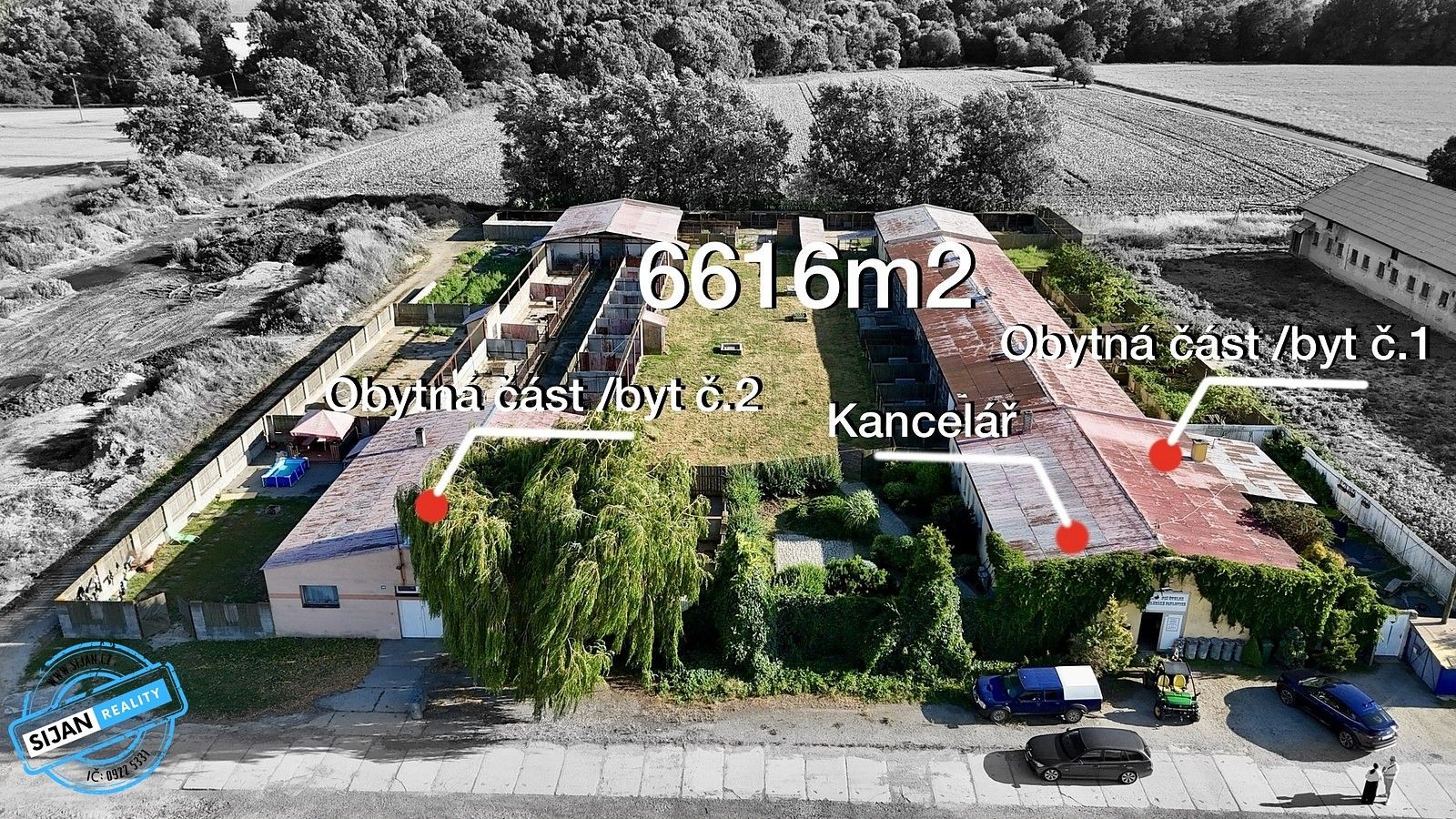 Zemědělské objekty, Slezské Pavlovice, okres Bruntál, Moravskoslezský kraj, 810 m² - 2