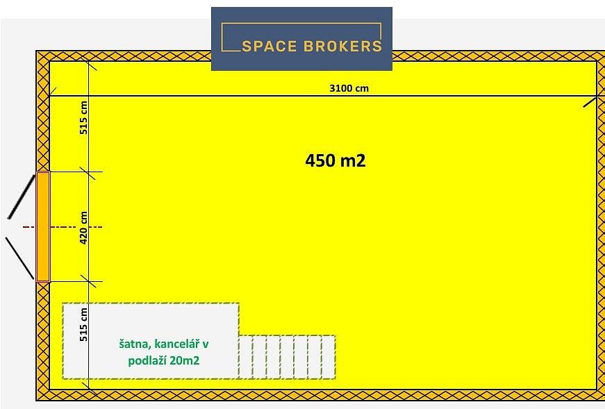 Sklad · 400 m² · Pardubice - Polabiny, Pardubický kraj - 3