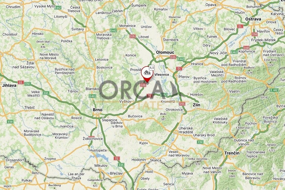 Prodej zemědělský pozemek - Vřesovice, okres Prostějov, Olomoucký kraj - 5