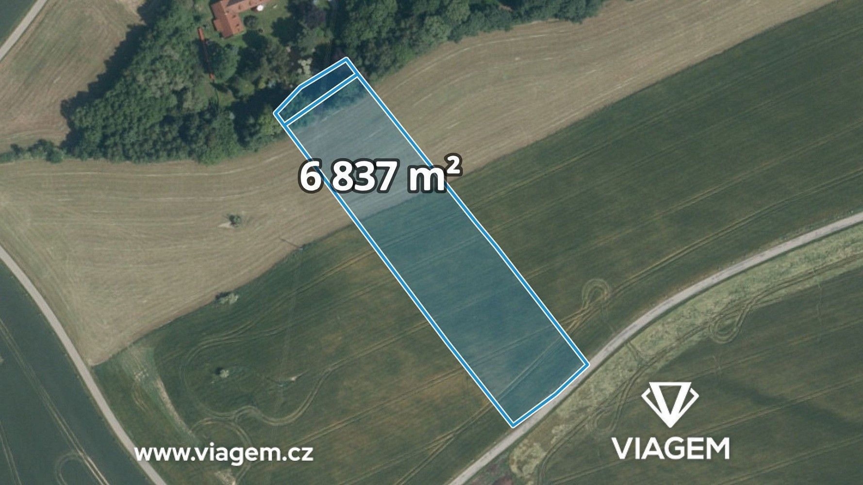 Zemědělský pozemek, 1 709 m²
