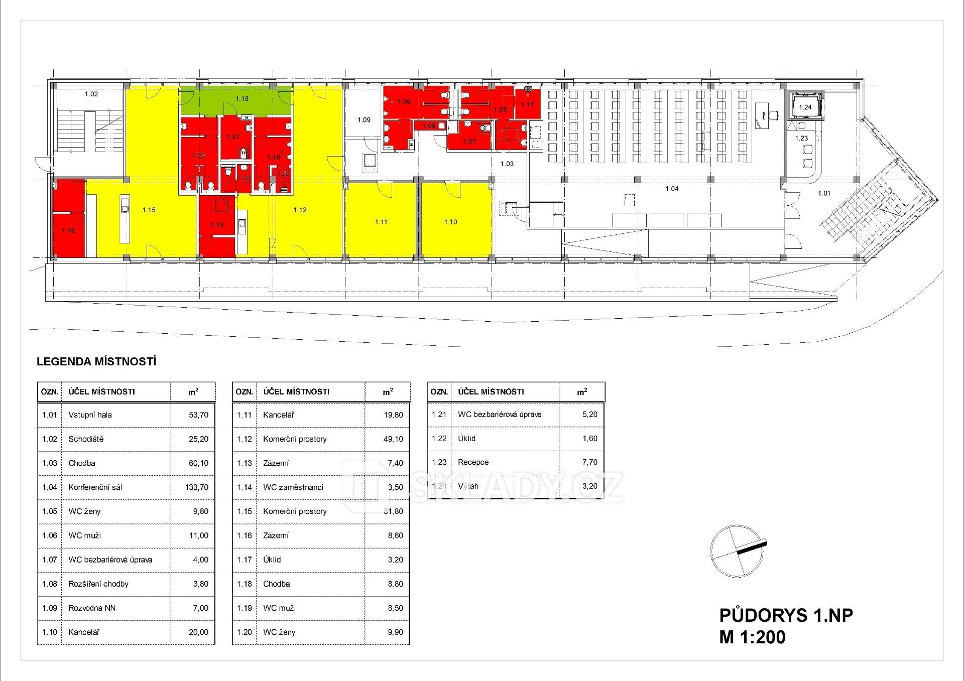 Pronájem kancelář - Cheb, 329 m² - 5