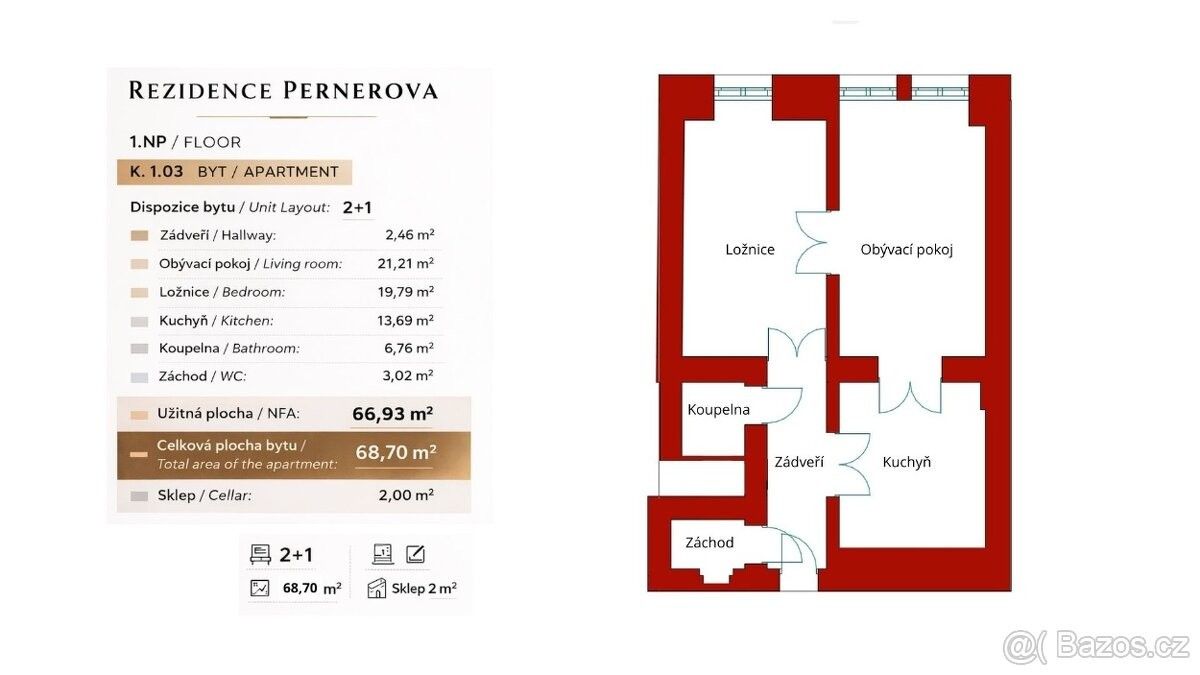 Prodej byt - Praha, 180 00