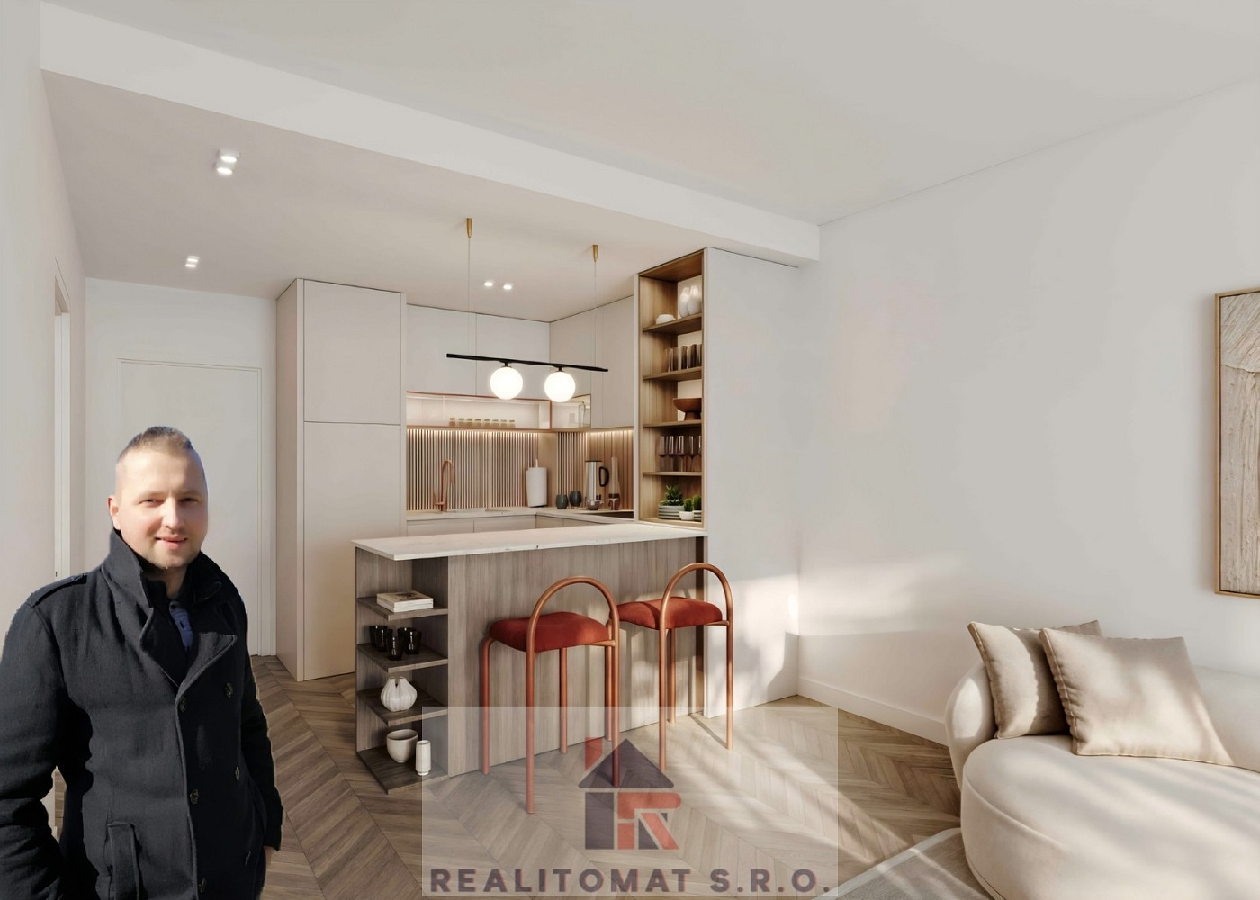 Byt 1+kk, 36 m²