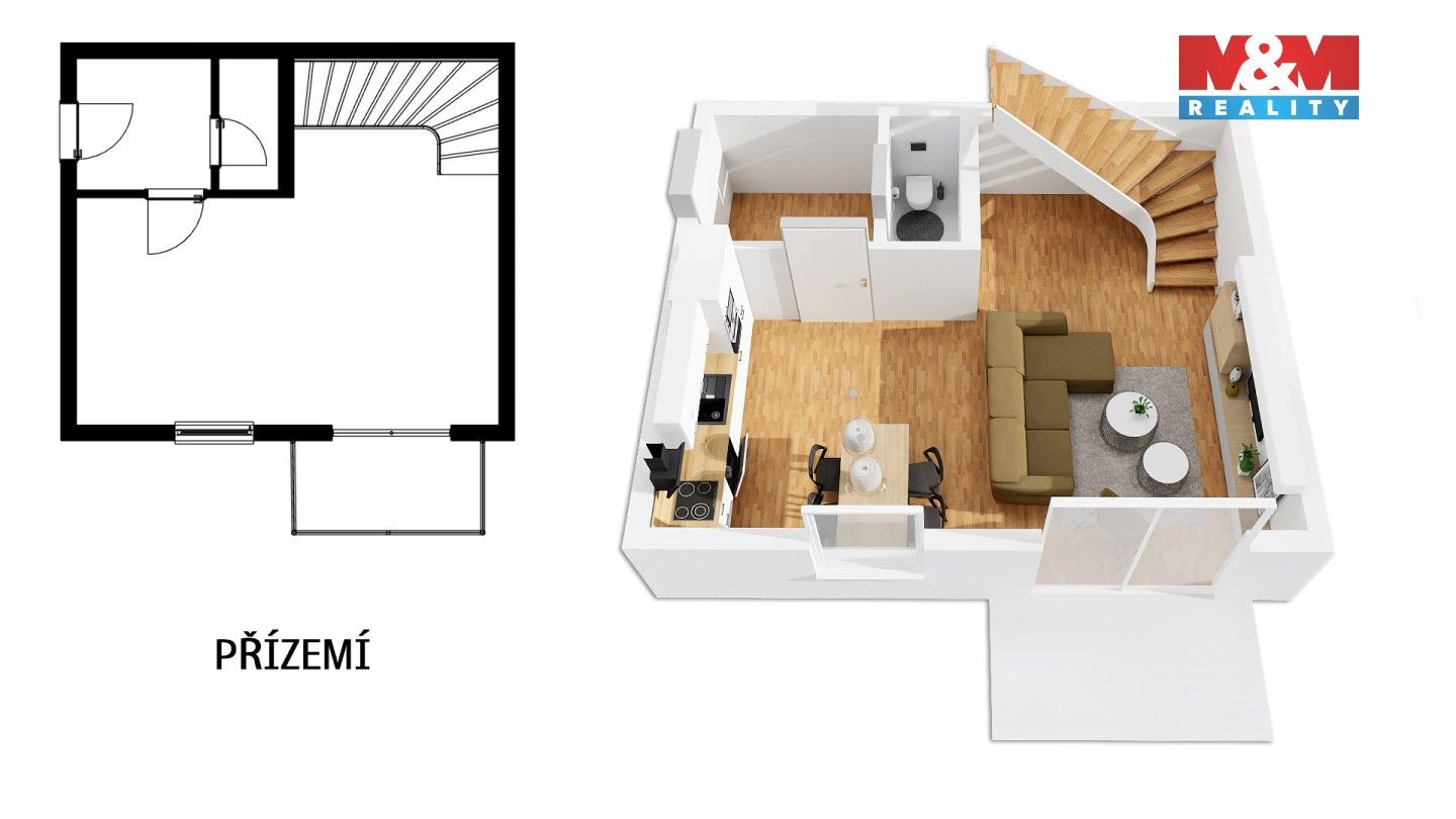 Byt 3+kk · 84 m² · Klínec - 3