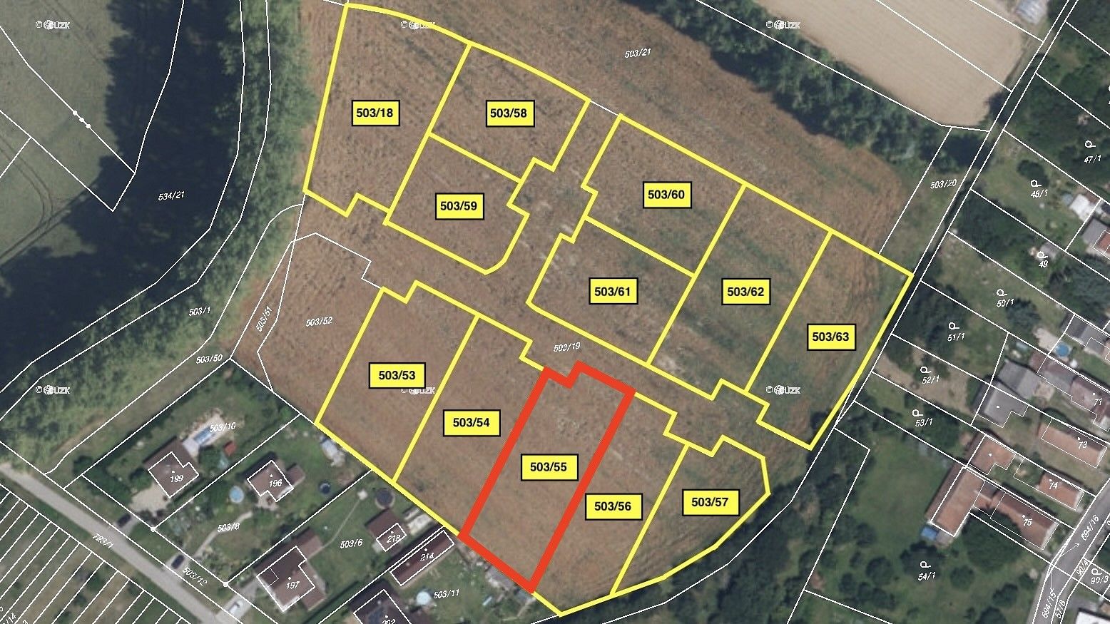 Pozemky pro bydlení, Sobčice, okres Jičín - 2