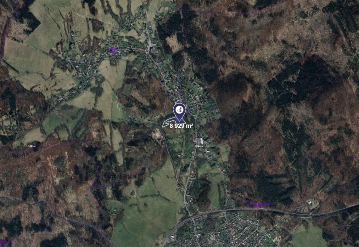 Louky, Nový Bor, 7 441 m² - 2