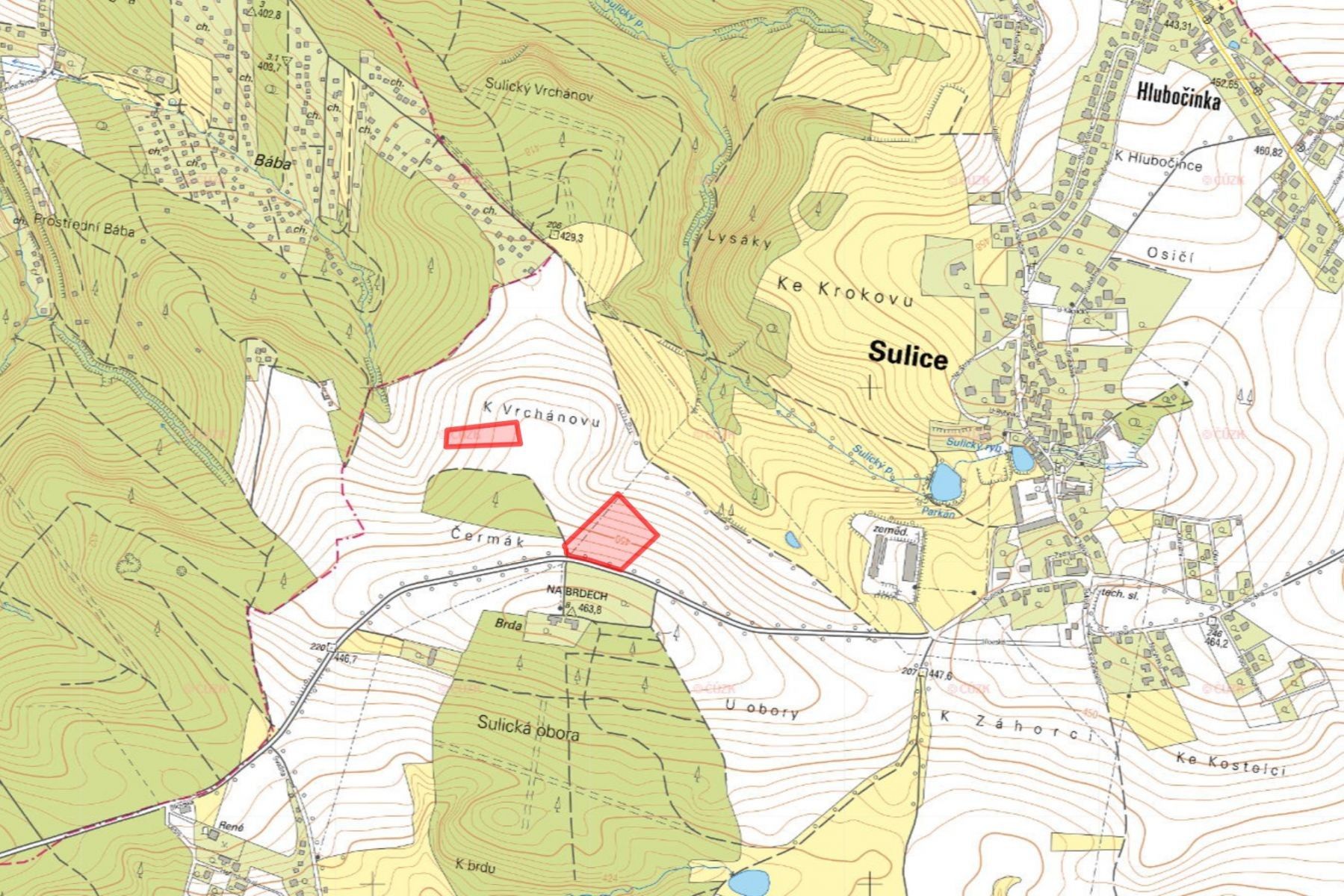 Prodej zemědělský pozemek - Sulice