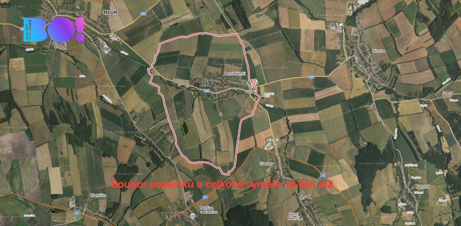 Prodej zemědělský pozemek - , Dolní Němčí, 16 m²