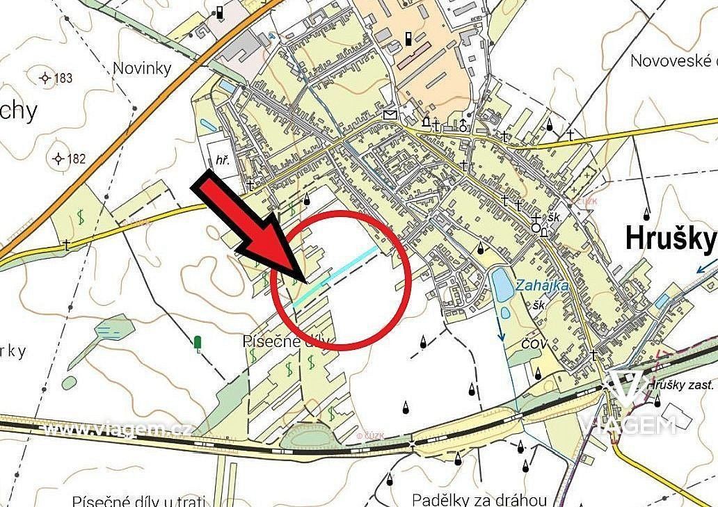 Prodej zemědělský pozemek - Hrušky, okres Břeclav, Jihomoravský kraj - 5