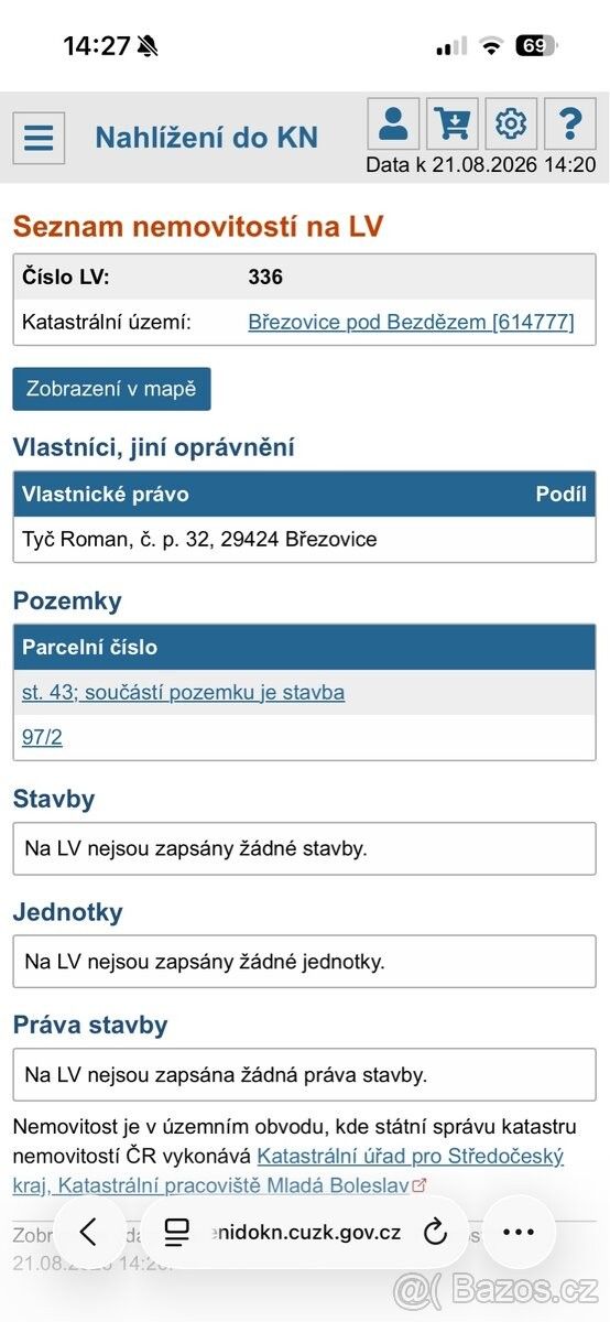 Rodinné domy, Březovice u Mladé Boleslavě, 294 24 - 2