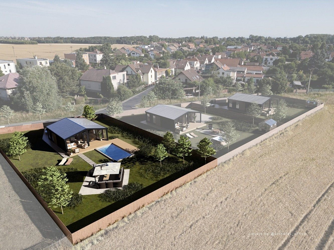Rodinné domy, Pardubice - Nemošice, Pardubický kraj, 89 m² - 1