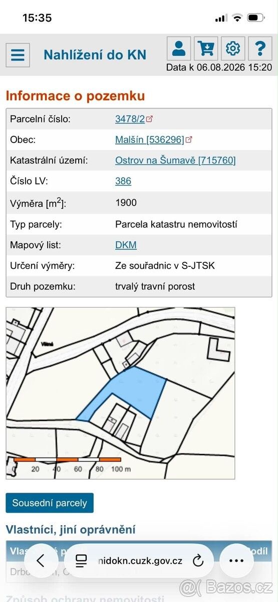 Pozemek pro bydlení · Vyšší Brod, 382 73 - 3