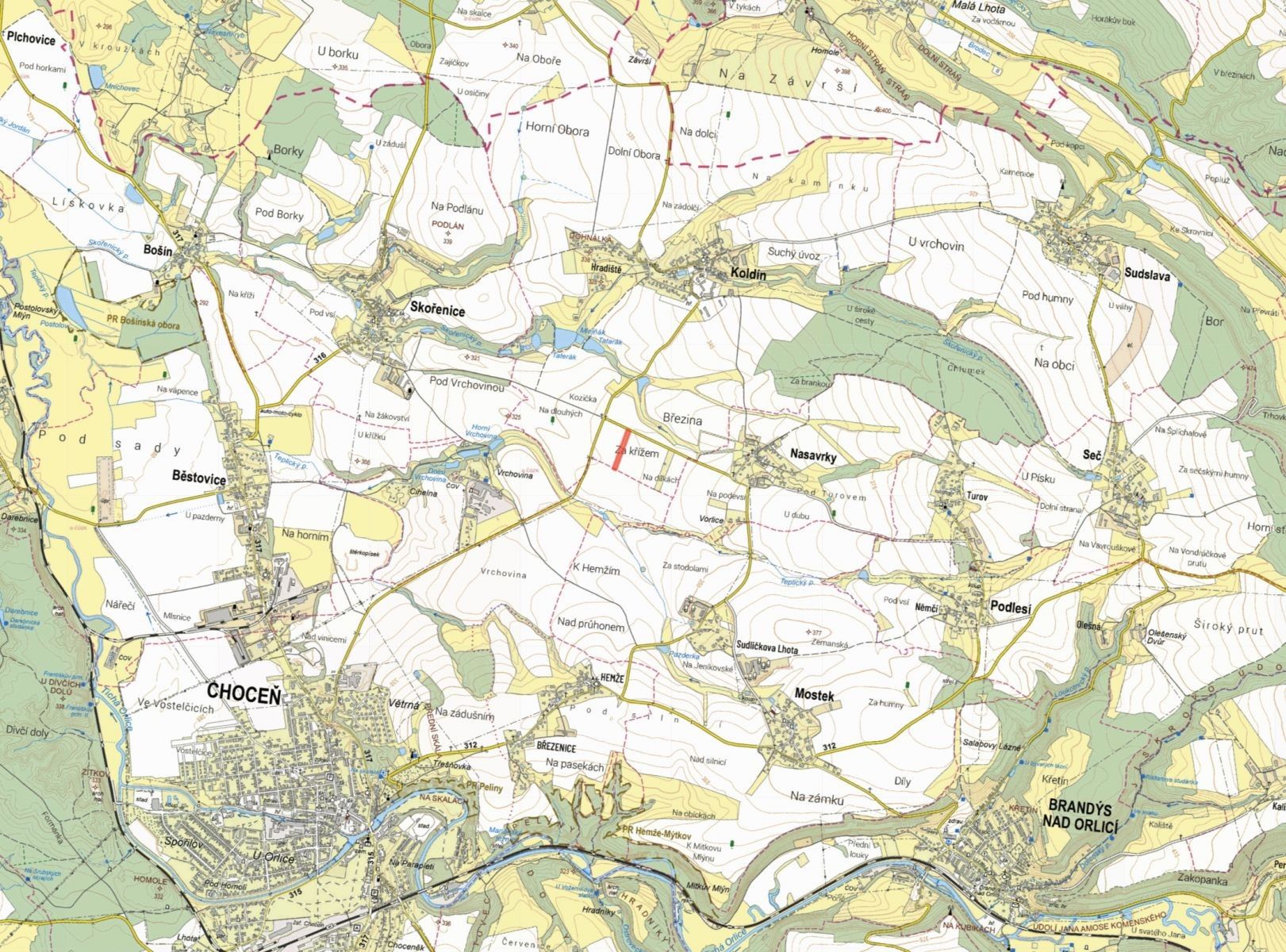 Zemědělské pozemky, Koldín - 2