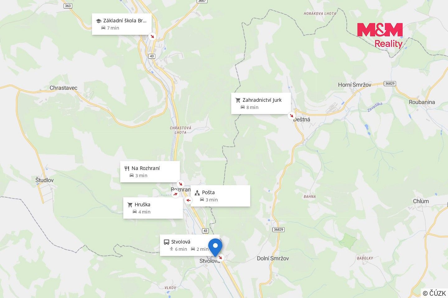 Prodej zemědělský pozemek - Stvolová, okres Blansko - 5