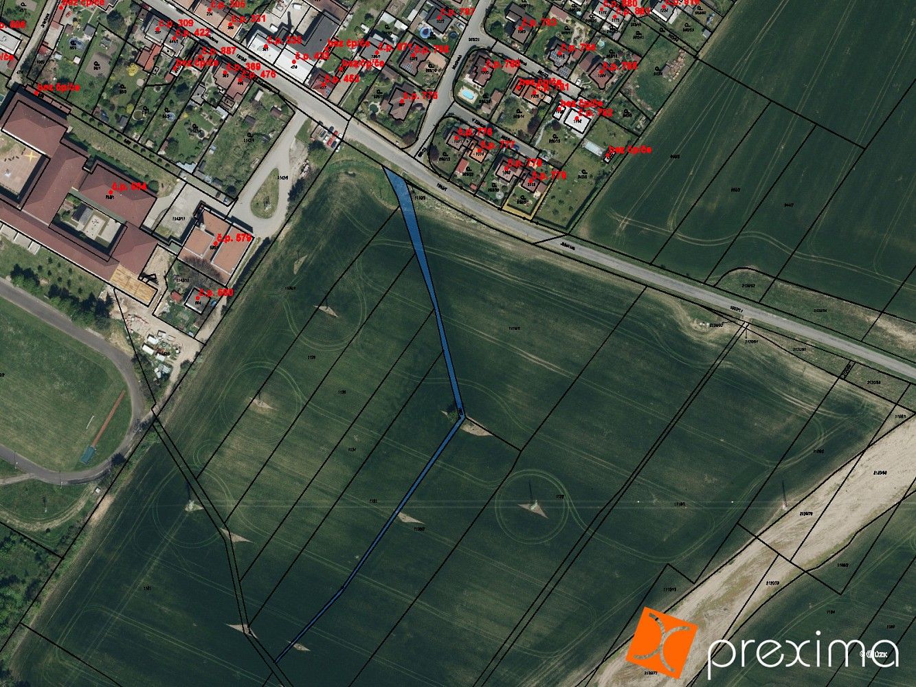 Pozemky pro bydlení, Sezemice, okres Pardubice, Pardubický kraj - 1