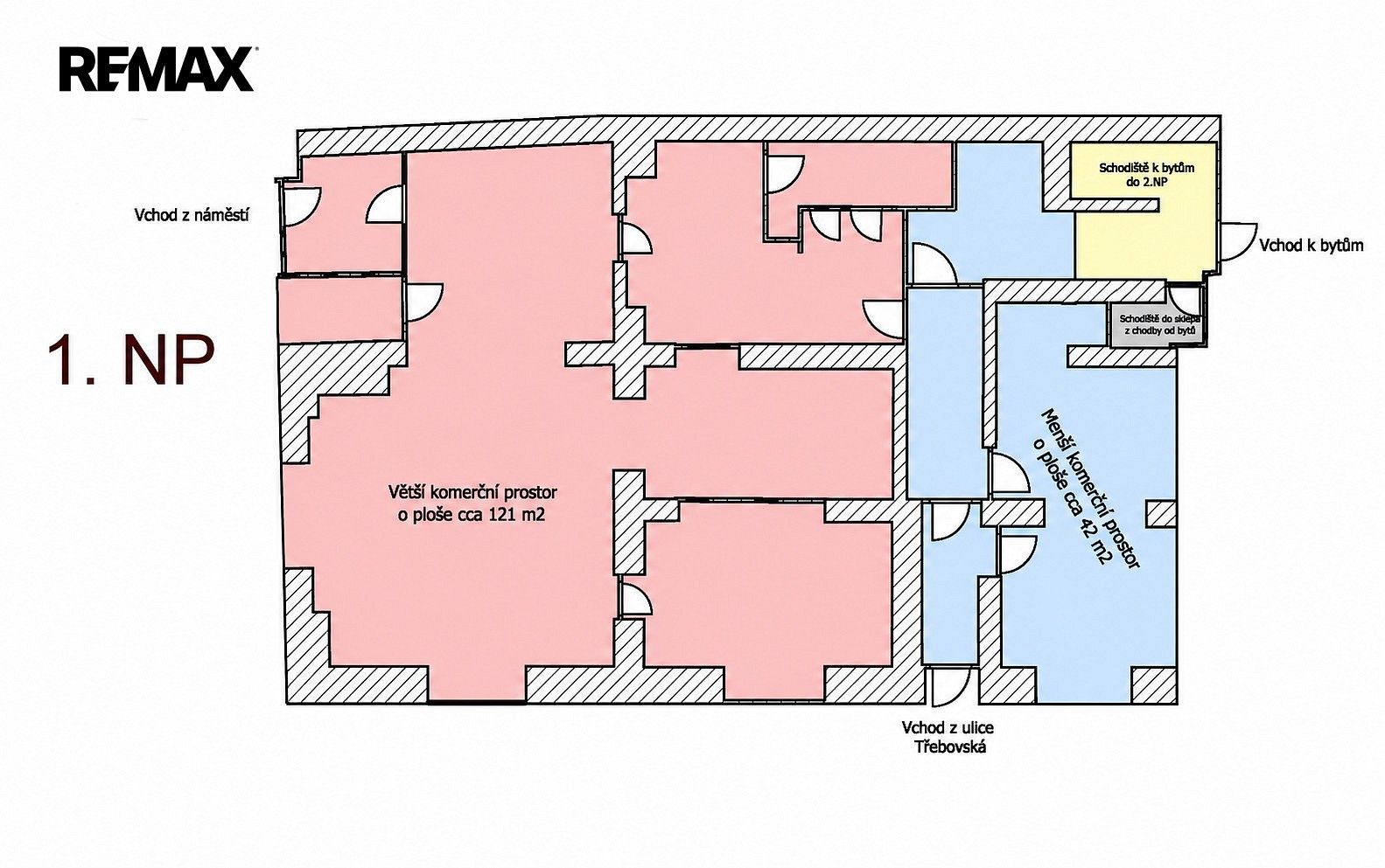 Rodinné domy, Jevíčko, okres Svitavy, Pardubický kraj, 430 m² - 2