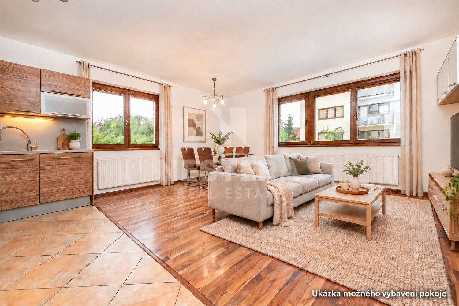 3+kk, Nad mlýnským potokem, Praha 10 - Dubeč, 77 m² - 1