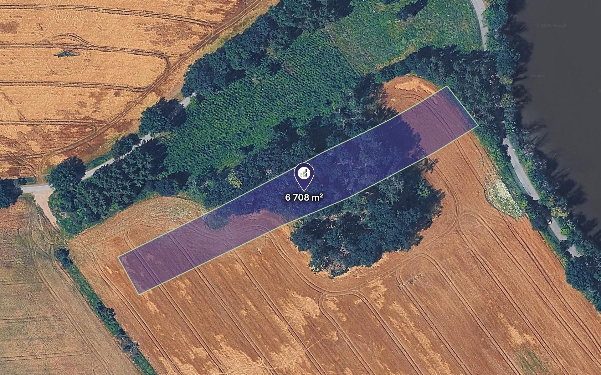 Zemědělský pozemek, 6 708 m²