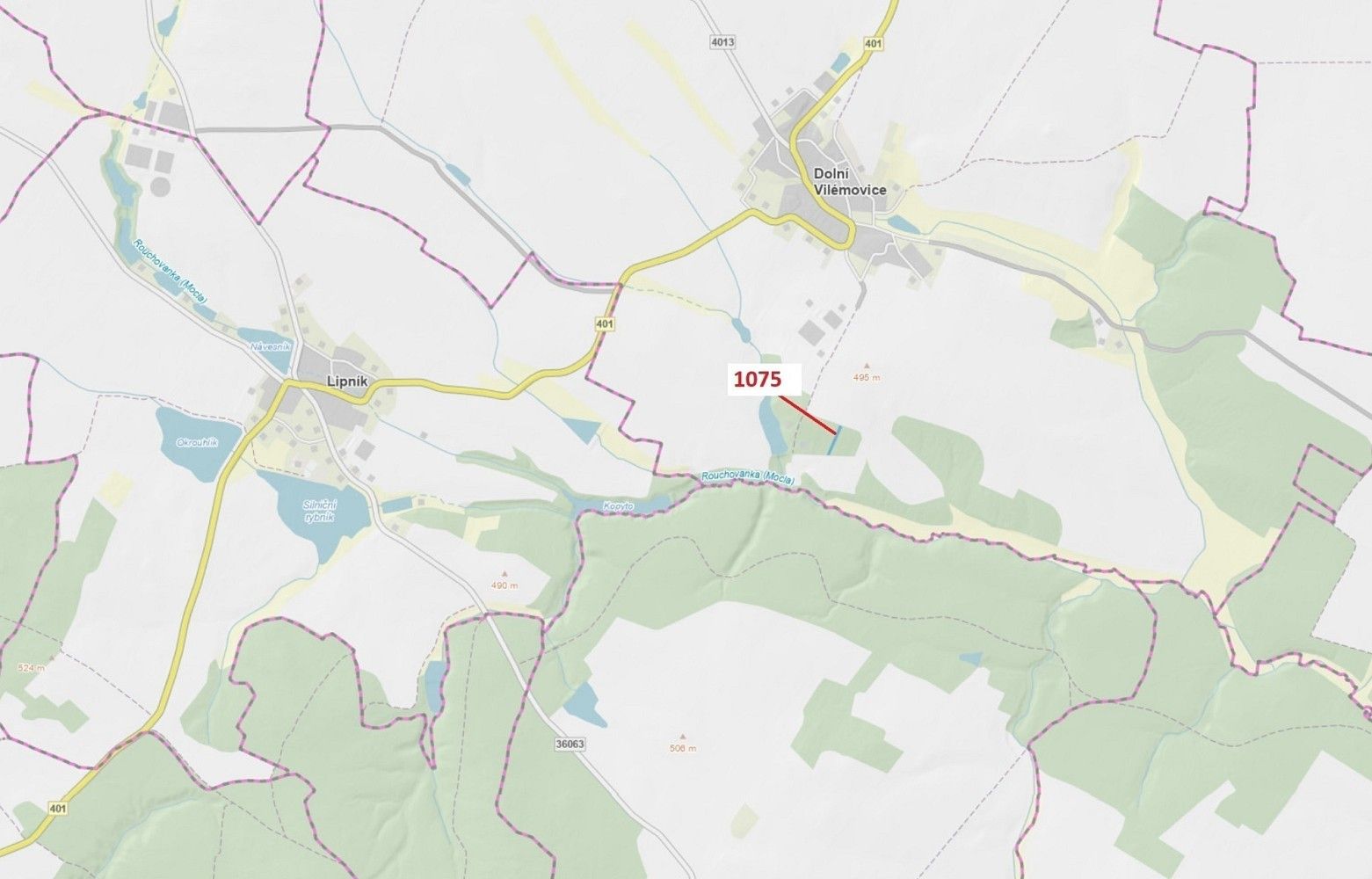 Lesy, Dolní Vilémovice - 1