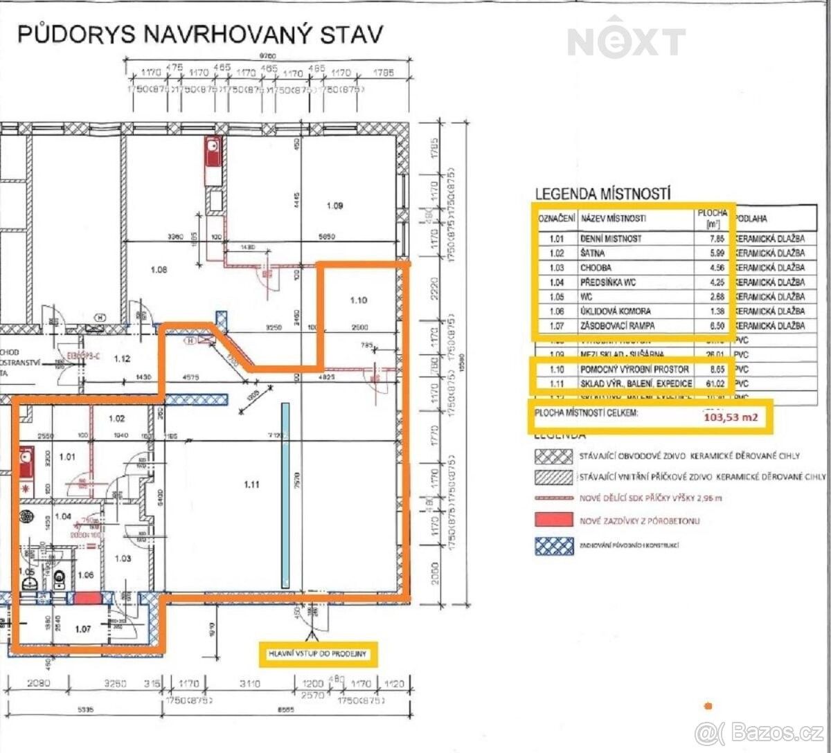 Pronájem obchodní prostory - Tábor, 390 05