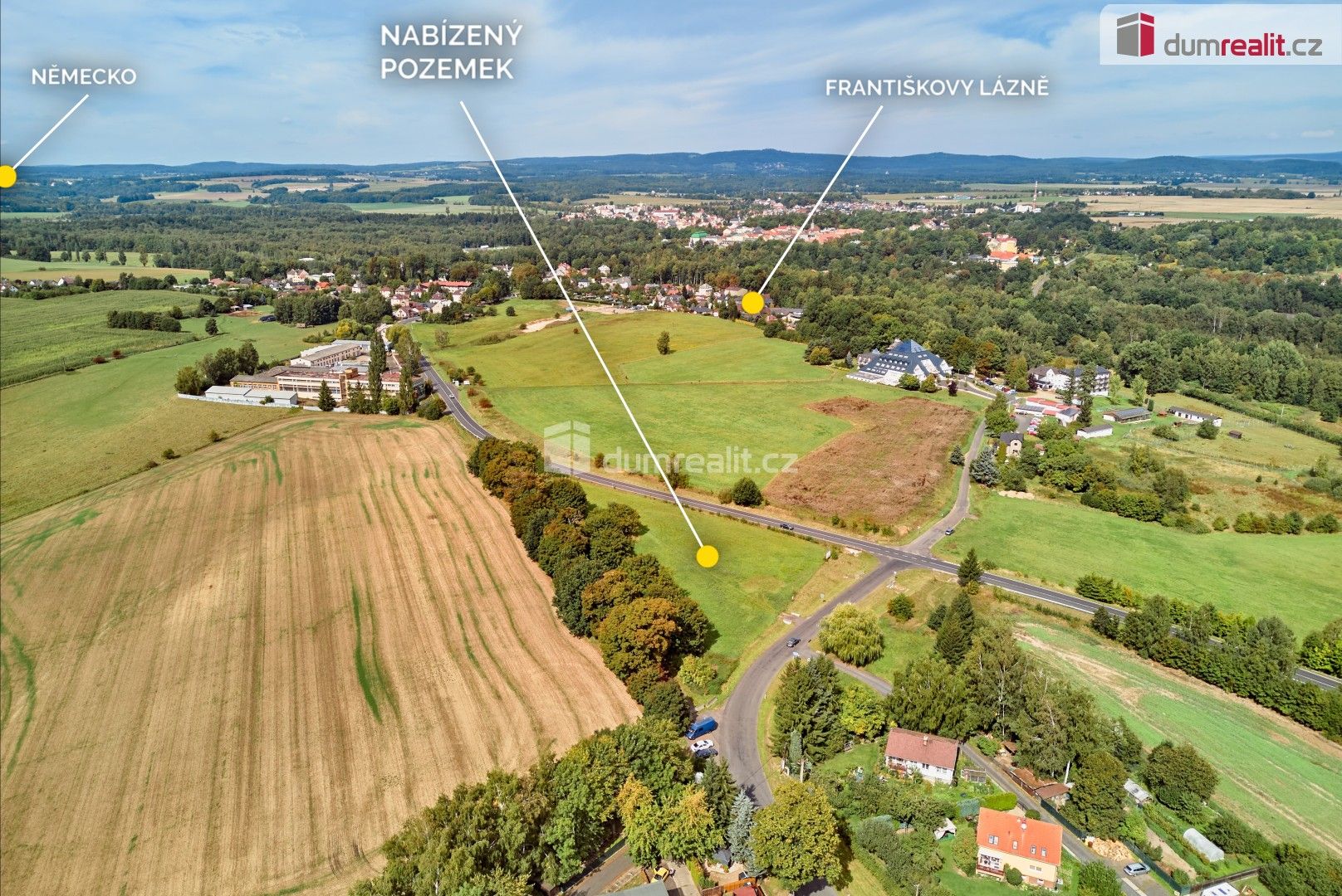 Prodej pozemek pro bydlení - Slatina, Františkovy Lázně, 6 597 m² - 5