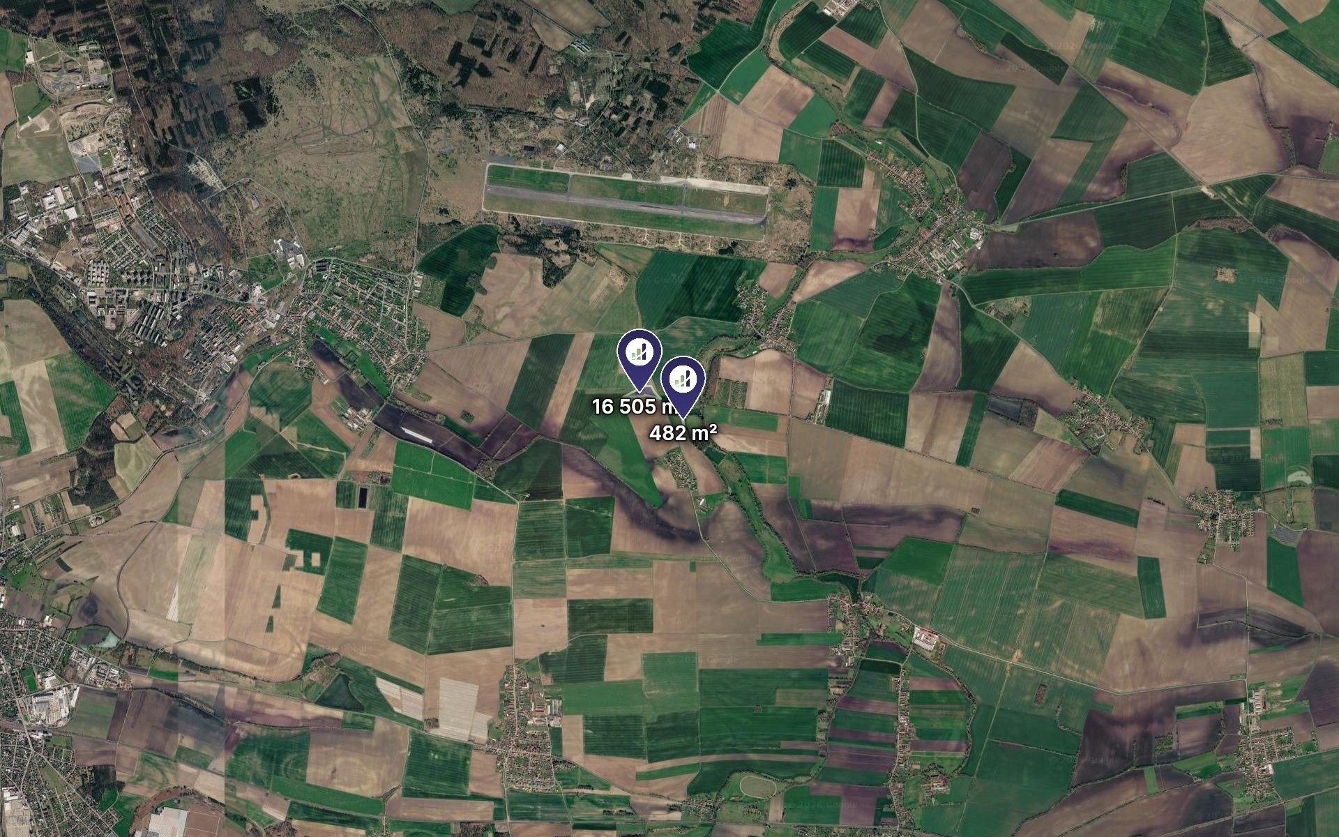 Zemědělské pozemky, Kostomlaty nad Labem, 16 987 m² - 2