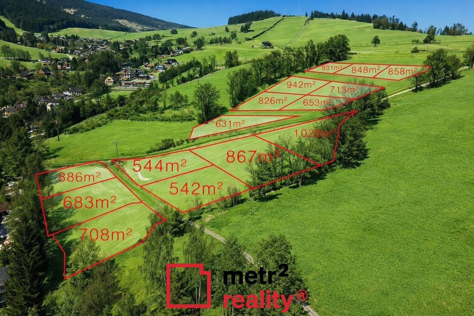 Pozemky pro bydlení, Hynčice pod Sušinou, Staré Město - 1