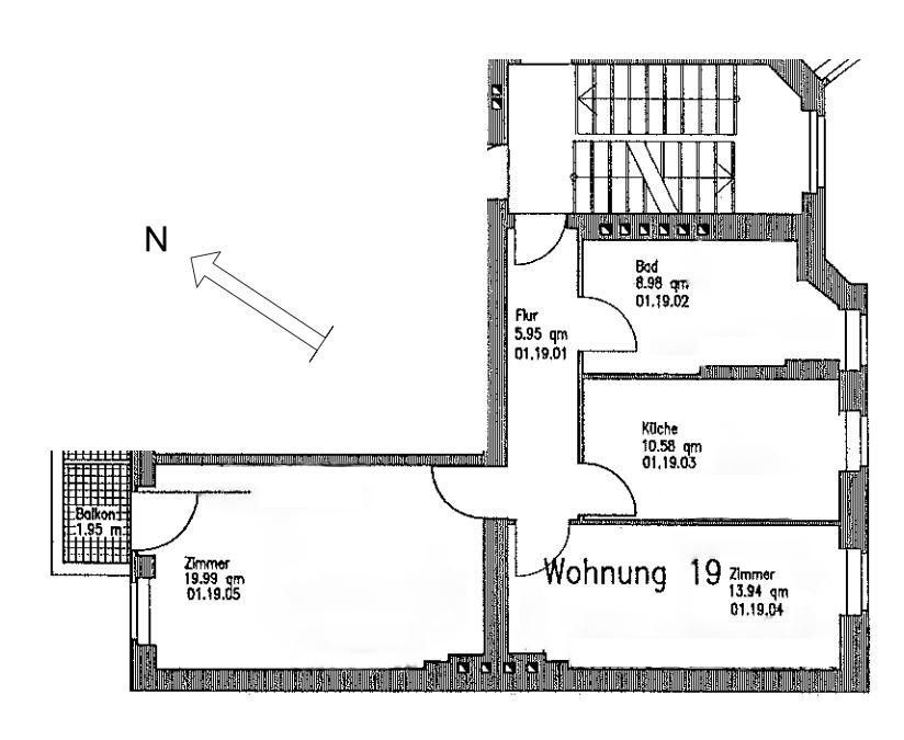 2+1, Cotheniusstr. 4 Berlin Prenzlauer Berg Berlin 10407, 61 m² - 1