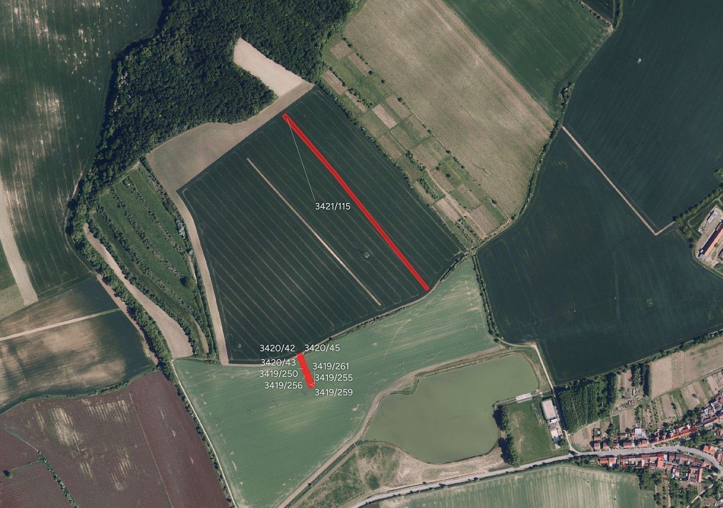 Zemědělské pozemky, Klobouky u Brna, okres Břeclav, Jihomoravský kraj