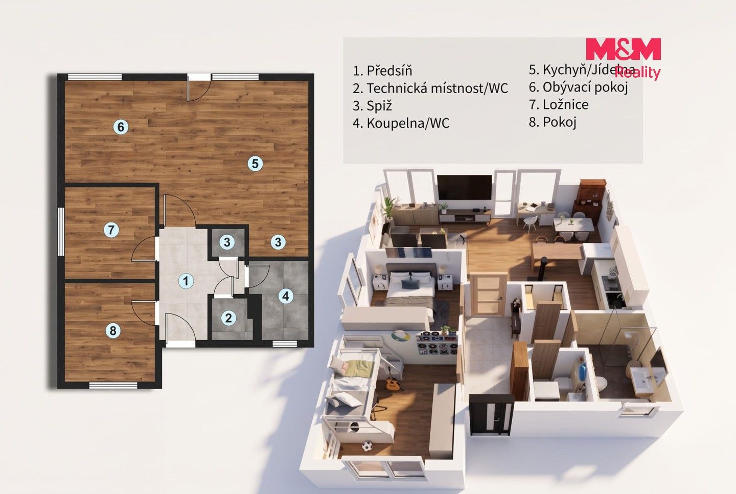 Rodinné domy, Dlouhá, Herink, 83 m² - 2