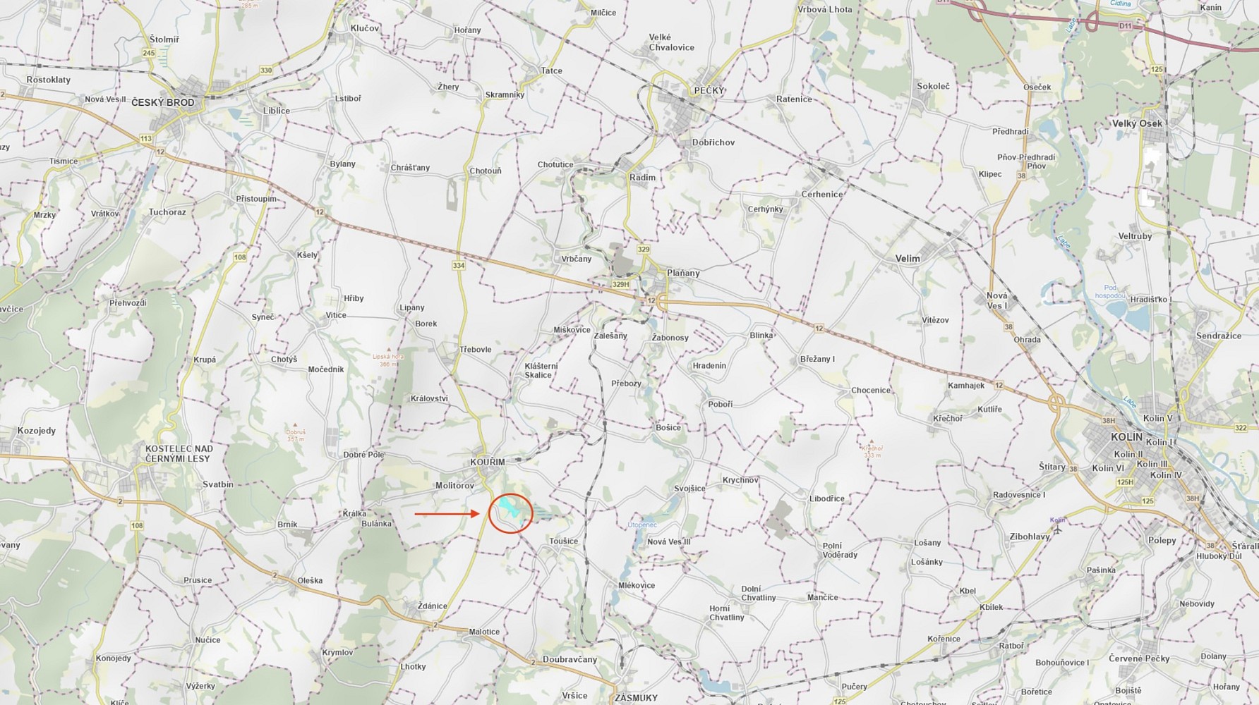 Prodej louka - Kouřim, okres Kolín - 5