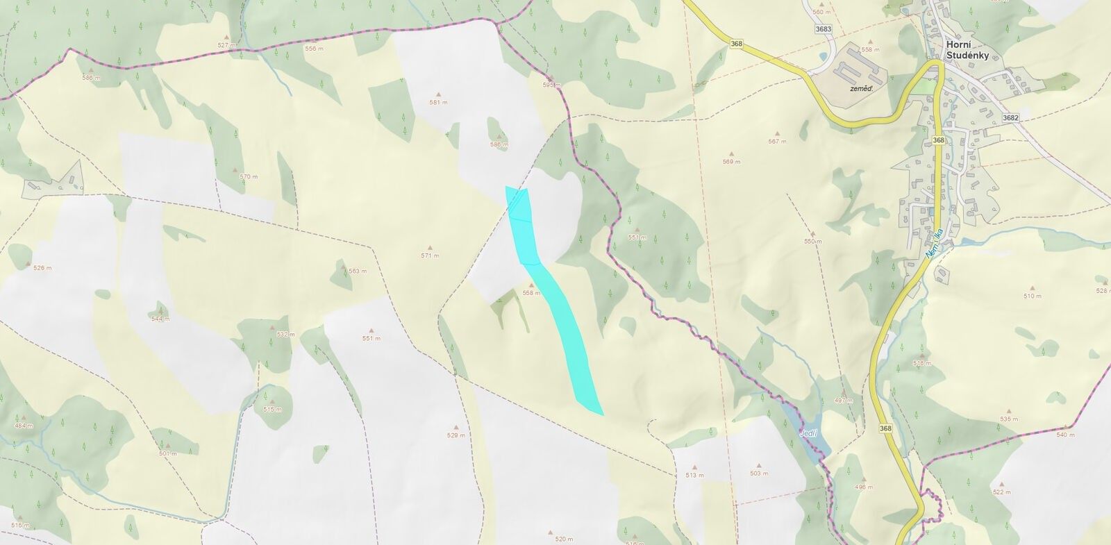 Zemědělský pozemek · 42 854 m² · Jedlí - 4