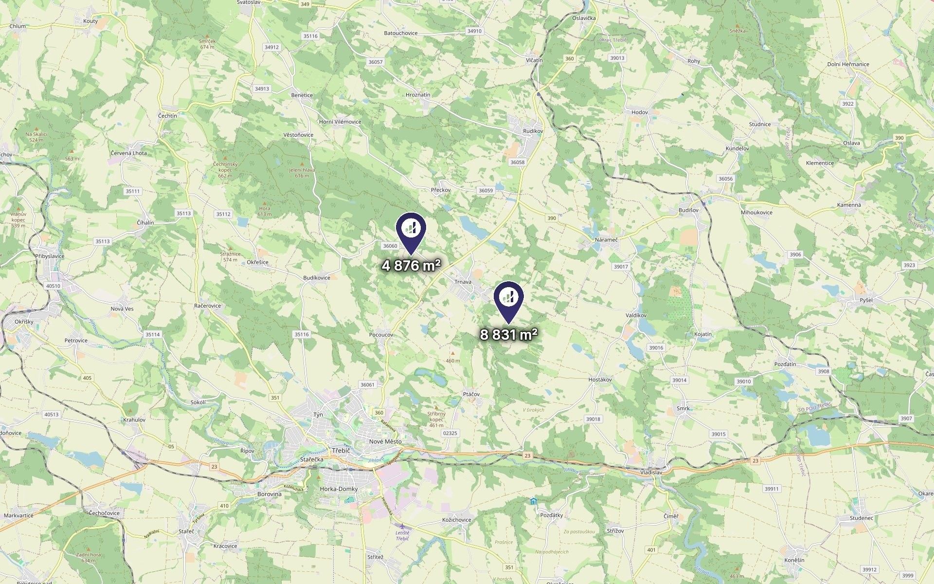 Les · 3 427 m² · Trnava - 4