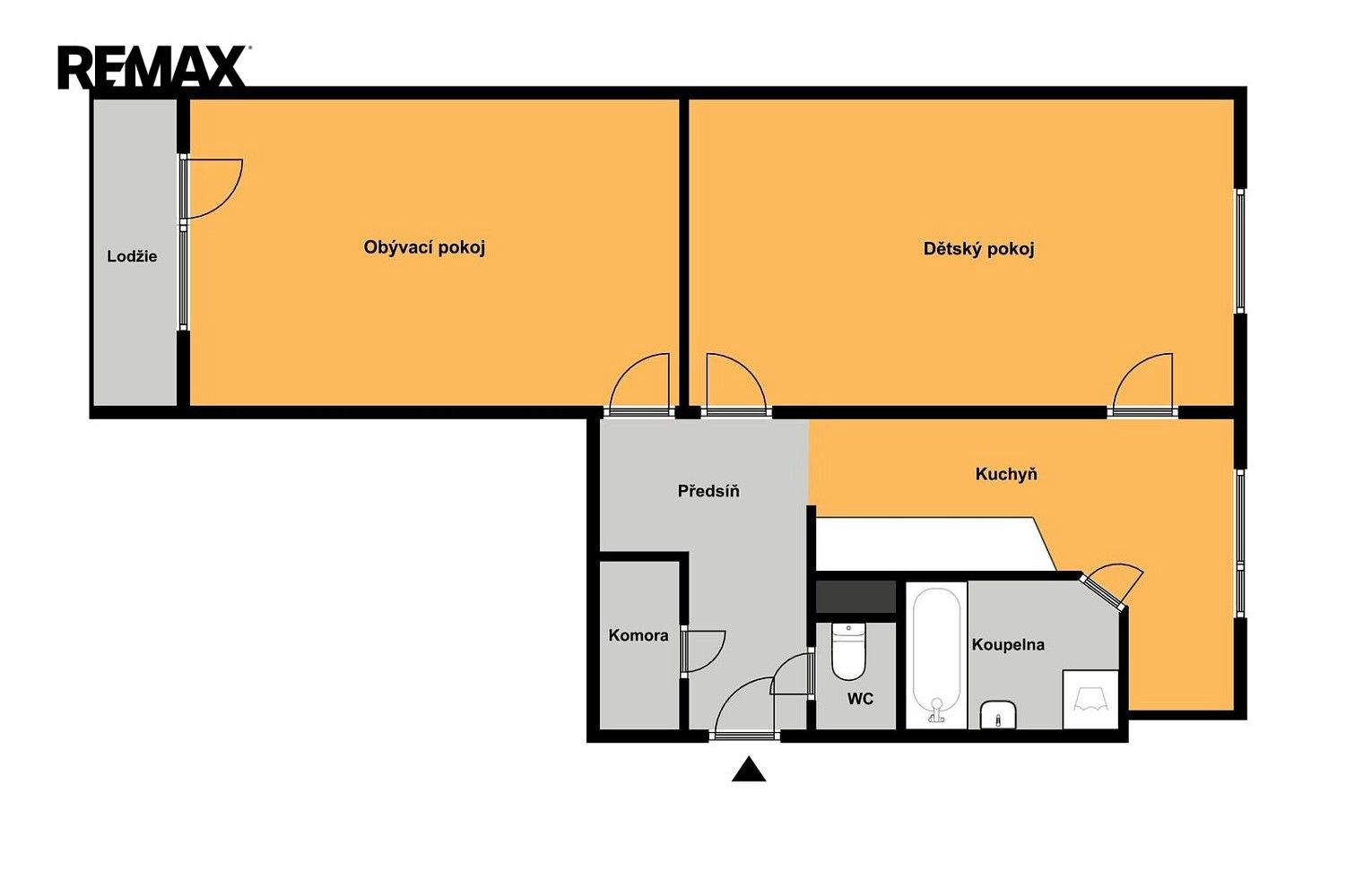 Prodej byt 2+1 - Poniklá, okres Semily, Liberecký kraj, 63 m² - 2