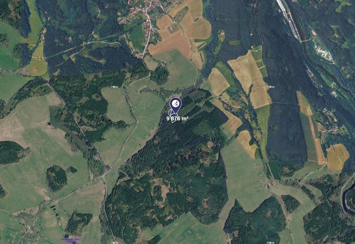 Lesy, Větřní, 3 292 m² - 2