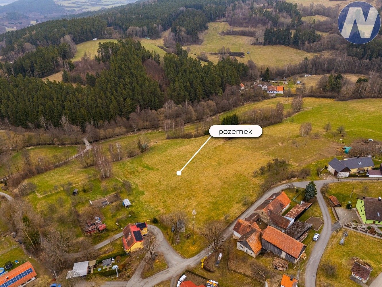 Pozemky pro bydlení, Bošice, okres Prachatice, Jihočeský kraj - 2