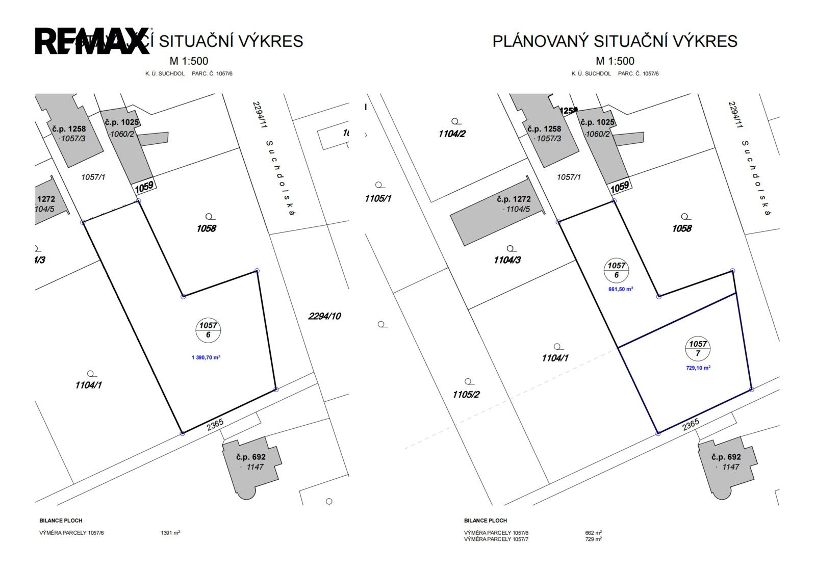 Pozemky pro bydlení, Praha Suchdol, 662 m² - 2